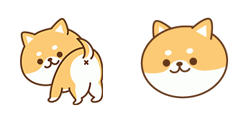 Cute Puppy Shiba Inu Animated