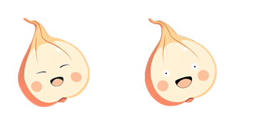 Cute Onion-Cursor-Paket