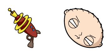 Family Guy Stewie Griffin & Ray Gun Cursor Pack