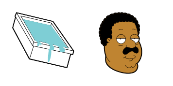 Family Guy Cleveland Brown & Bathtub