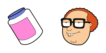 Family Guy Mort Goldman & Pill Bottle