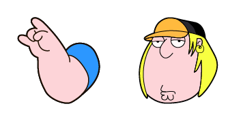 Family Guy Chris Griffin & Rock On Hand