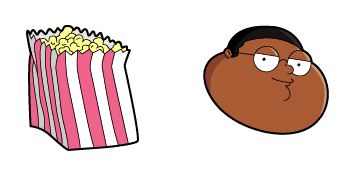 Family Guy Cleveland Brown Jr. & Popcorn