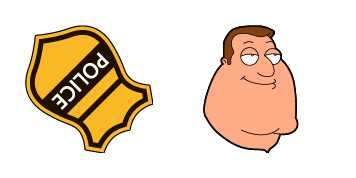 Family Guy Joe Swanson & Police Badge
