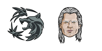 The Witcher Geralt & Logo Cursor Pack