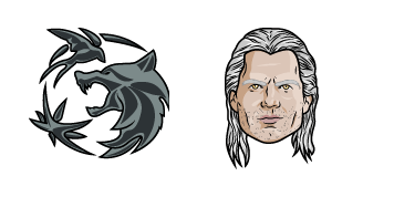 The Witcher Geralt & Logo