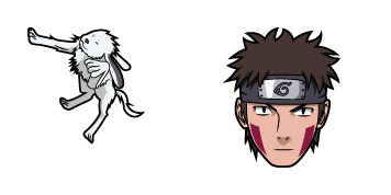 Pack de curseurs Naruto Kiba Inuzuka & Akamaru