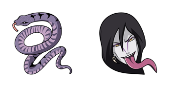 Naruto Orochimaru & Snake Cursor Pack