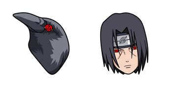 Naruto Itachi Uchiha & Crow Pakiet kursorów