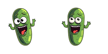 Funny Pickle Animated cute cursor