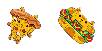 Cute Street Food Cursor Pack