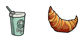 Coffee & Croissant Cursor Pack