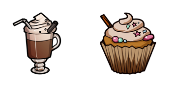 Cacao Drink & Cupcake
