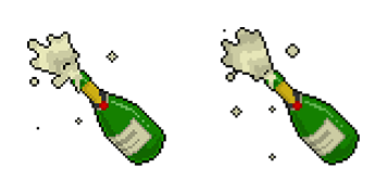 Pack de curseurs Champagne Pixel