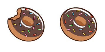 Pack de curseurs Brown Donut