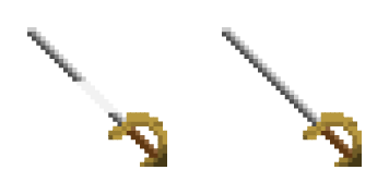 Adventure Time Small Sword Pixel Cursor Pack