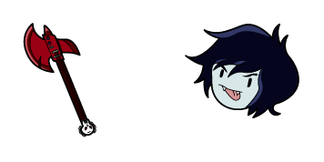 Adventure Time Marshall Lee & Electric Guitar Cursor Pack