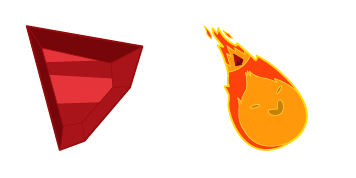 Adventure Time Flame King & Ruby Cursor Pack