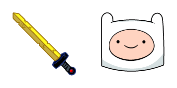 Adventure Time Finn & Finn’s Sword Cursor Pack