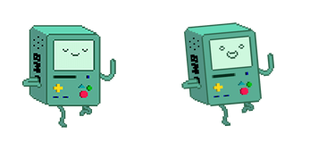 Adventure Time BMO Dancing Pixel Cursor Pack