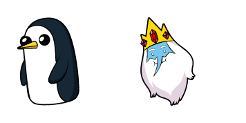 Adventure Time Ice King & Gunter