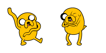 Pack de curseurs Adventure Time Jake the Dog