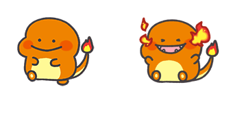 Pokemon Smile Charmander курсор-пак