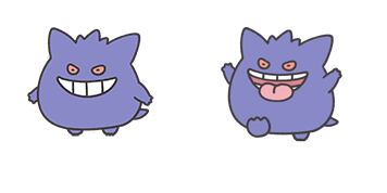 Pokemon Smile Gengar Cursor Pack