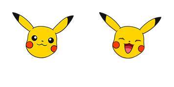 Paquete de Cursores Pokemon Happy Pikachu