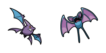 Pokemon Crobat & Zubat Cursor Pack