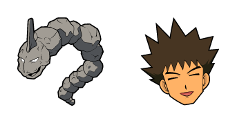 Pokemon Onix & Brock Cursor Pack