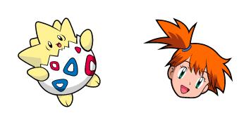 Pokemon Togepi & Misty Cursor Pack