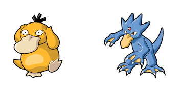 Pokemon Psyduck & Golduck Cursor Pack