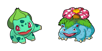 Pokemon Bulbasaur & Venusaur Cursor Pack