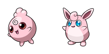 Pokemon Jigglypuff & Wigglytuff Cursor Pack