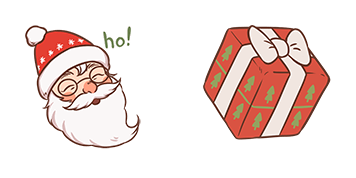 Christmas Santa Claus & Gift Animated