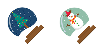 Christmas Snow Globe Cursor Pack