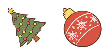 Christmas Tree & Bulb Cursor Pack