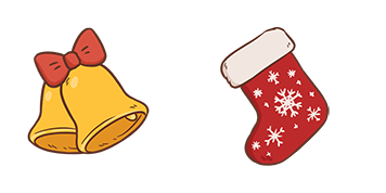 Christmas Jingle Bells & Stocking Animated