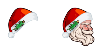 Christmas Santa Claus & Hat Cursor Pack