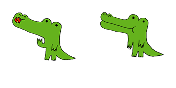 Funny Crocodile Animated