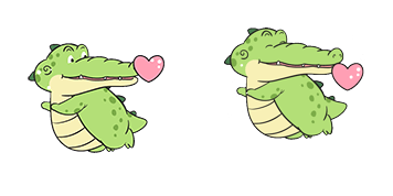 Buddy Gator & Heart Animated