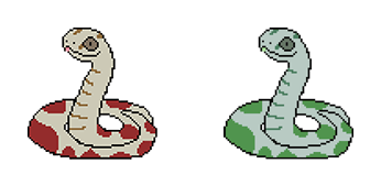 Snake Pixel Cursor Pack