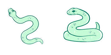 Green Snake Cursor Pack