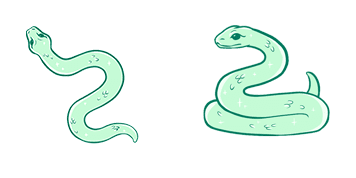 Green Snake Animated