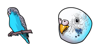 Blue Parakeet Cursor Pack