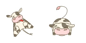 Cute Cow Cursor Pack