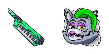 Pack de curseurs FNaF Roxanne Wolf & Keytar