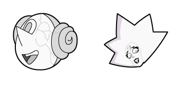 White Pearl & White Diamond Cursor Pack