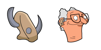 Bob’s Burgers Al Genarro & Hearing Aid Cursor Pack